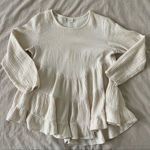 Altr’d State Cream Peasant Blouse - Small